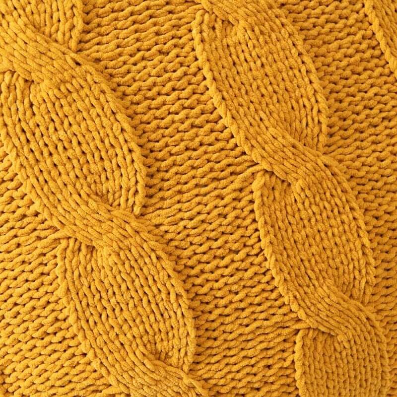 Cable Knitted Pillow Cushion 1