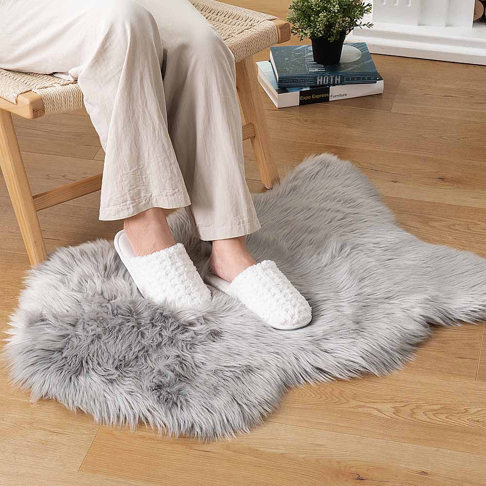 Faux Sheepskin Rugs Collection - Multiple Colors