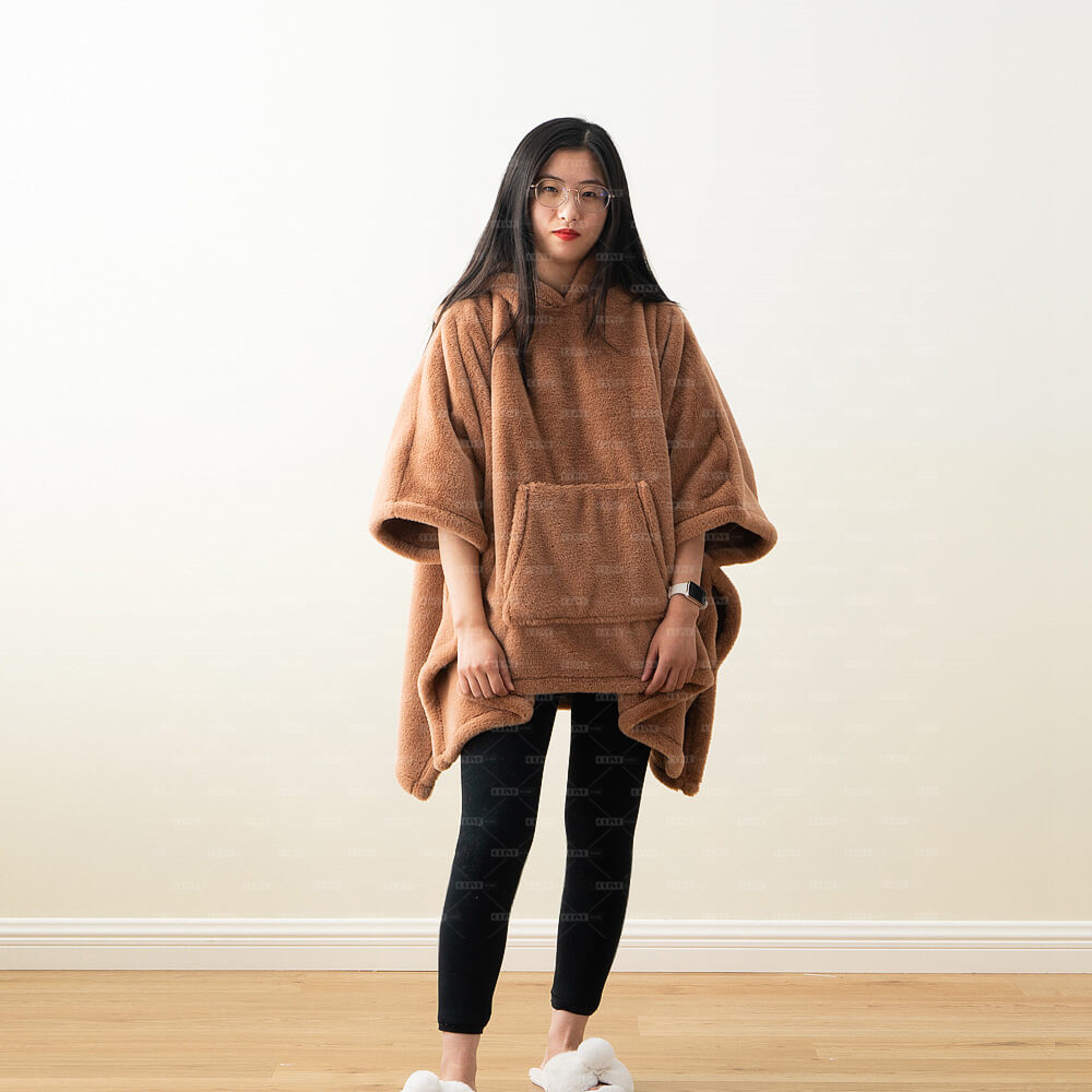 Luxury Faux Fur Hoodie Blanket Sweatshirt