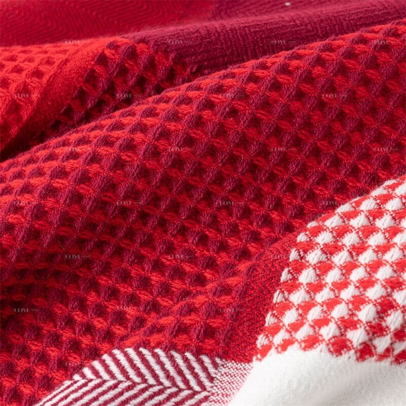 jacquard faux patchwork blanket 7 1