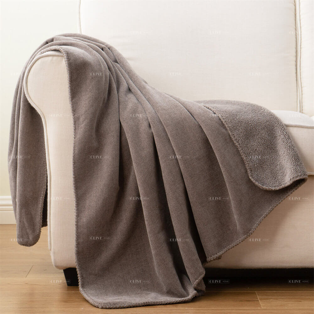 light weight chenille reversible throw 6 2