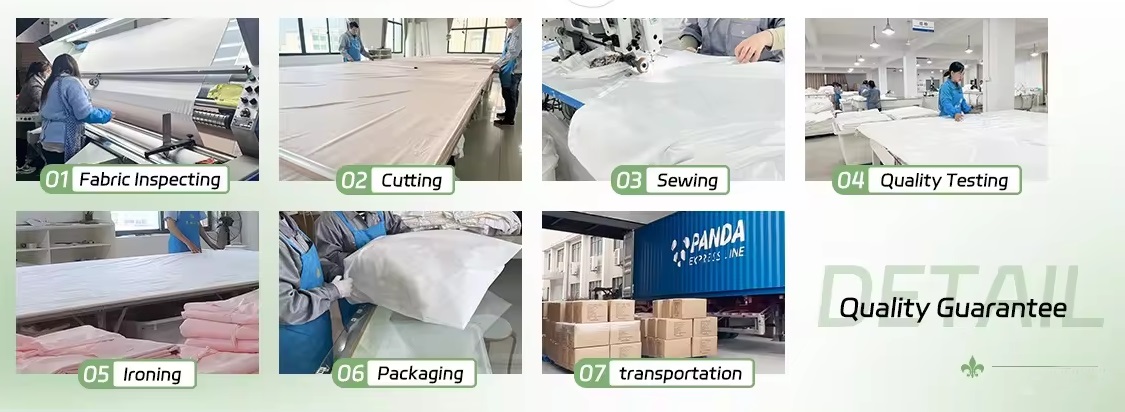 Bamboo Bed Sheet Set Manufacturer Production