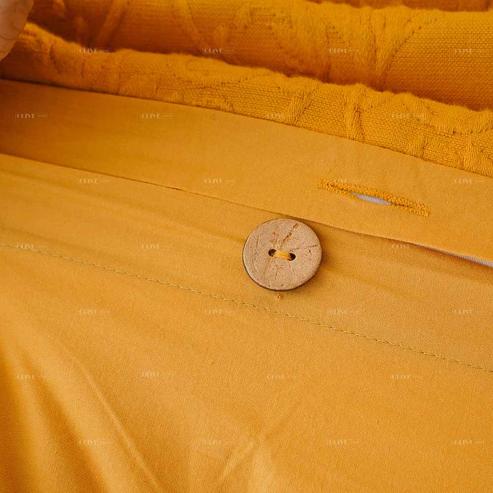 Mustard Cotton Duvet Cover Set 6