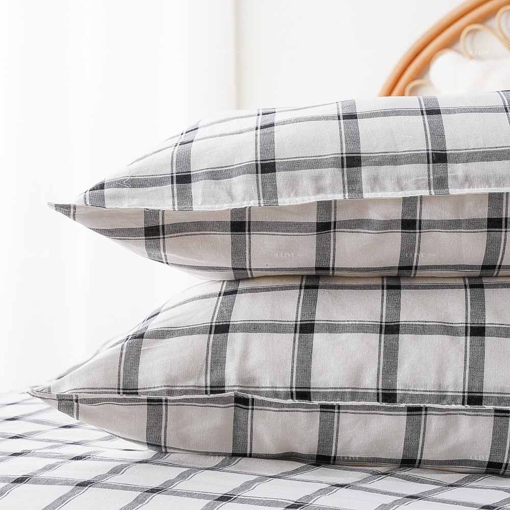 buffalo plaid duvet cover set 7