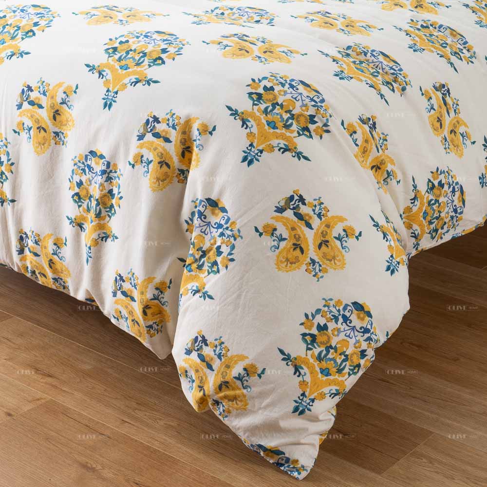 print paisley duvet cover set 5