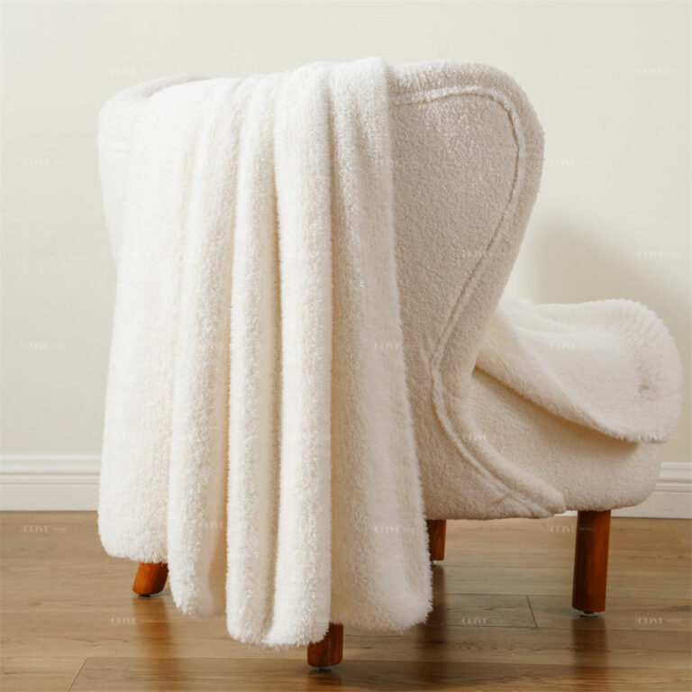 Fluffy Shaggy Knit Blanket - low MOQ & OEKO-TEX certified