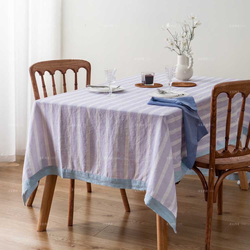 Outline Linen Tablecloth 4