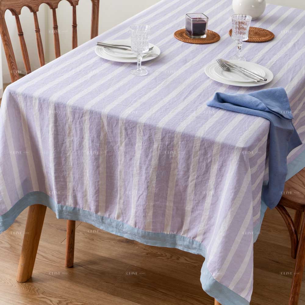 Outline Linen Tablecloth 5