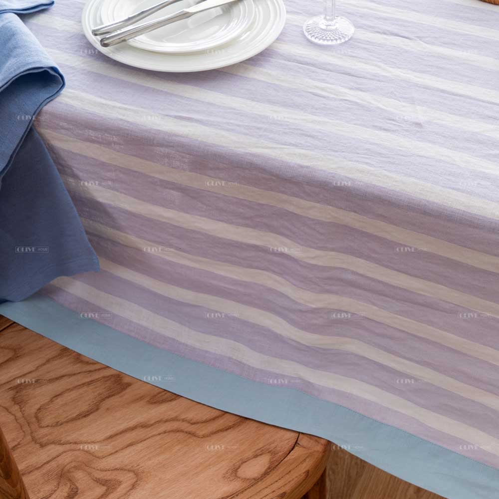 Outline Linen Tablecloth 6