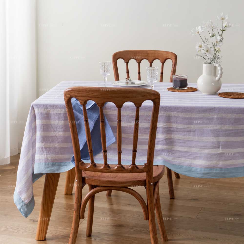 Outline Linen Tablecloth 7