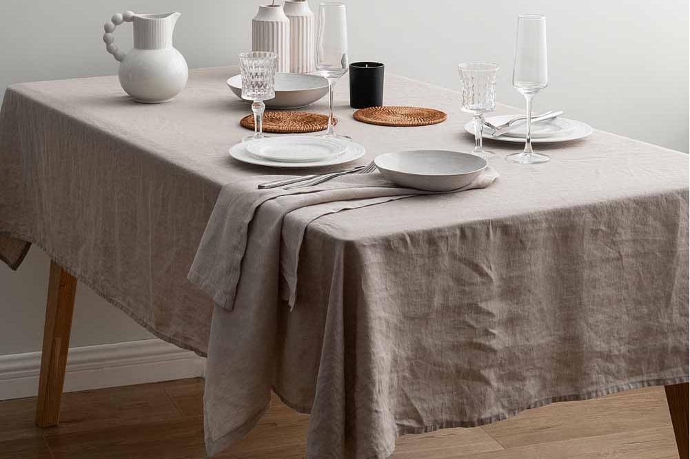 Linen Tablecloth 16