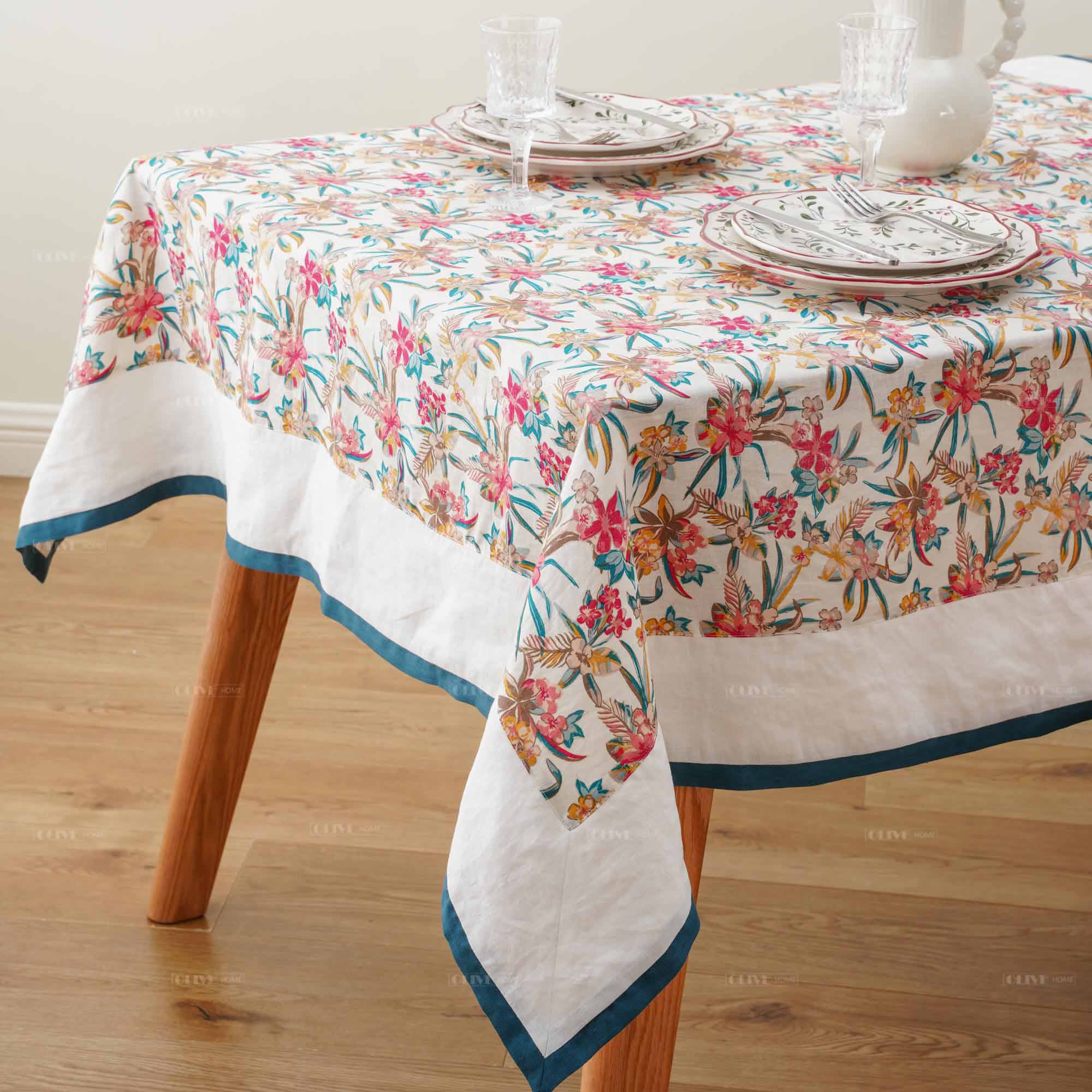 Linen Tablecloth 8