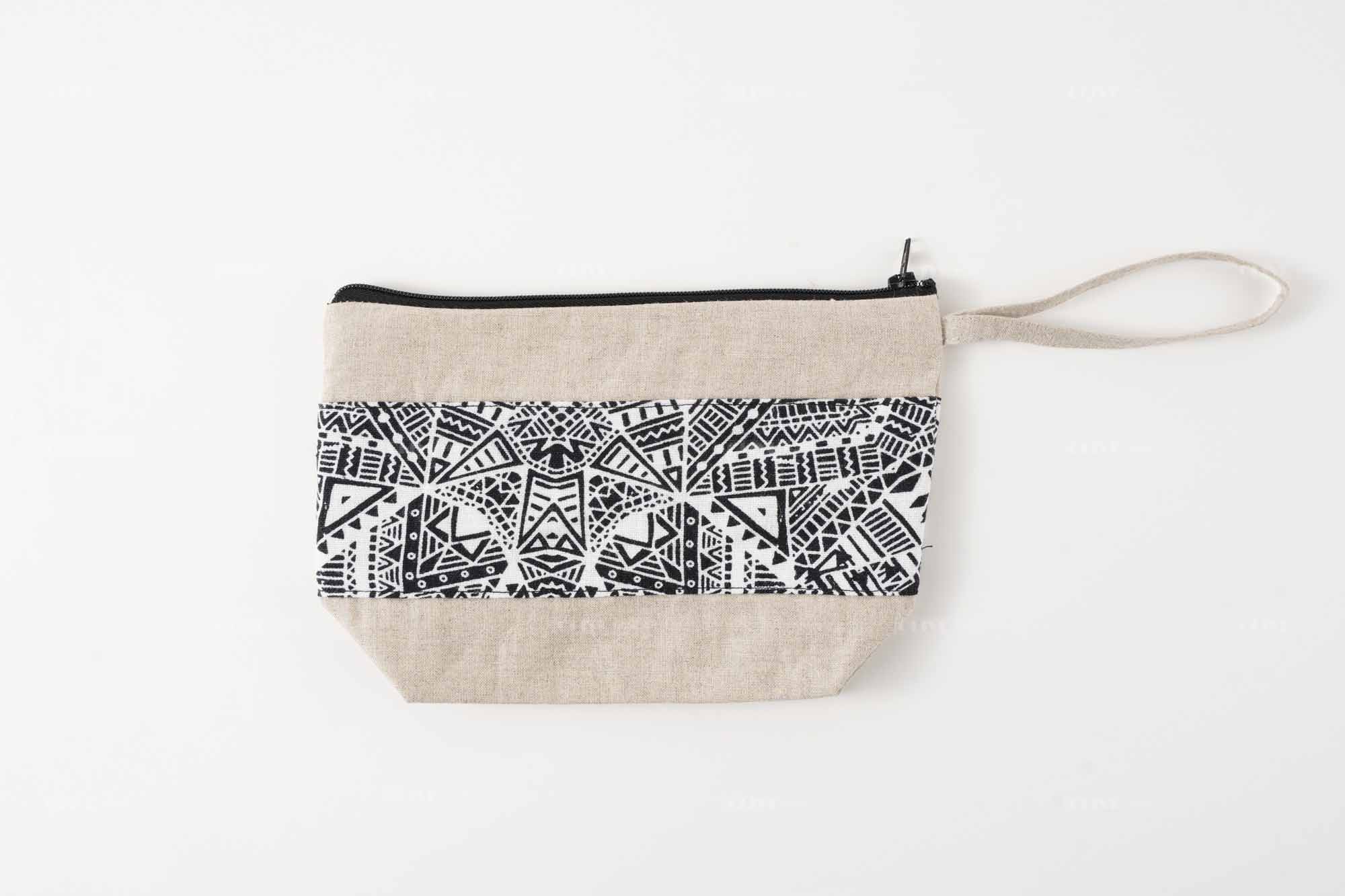 Linen clutch 11