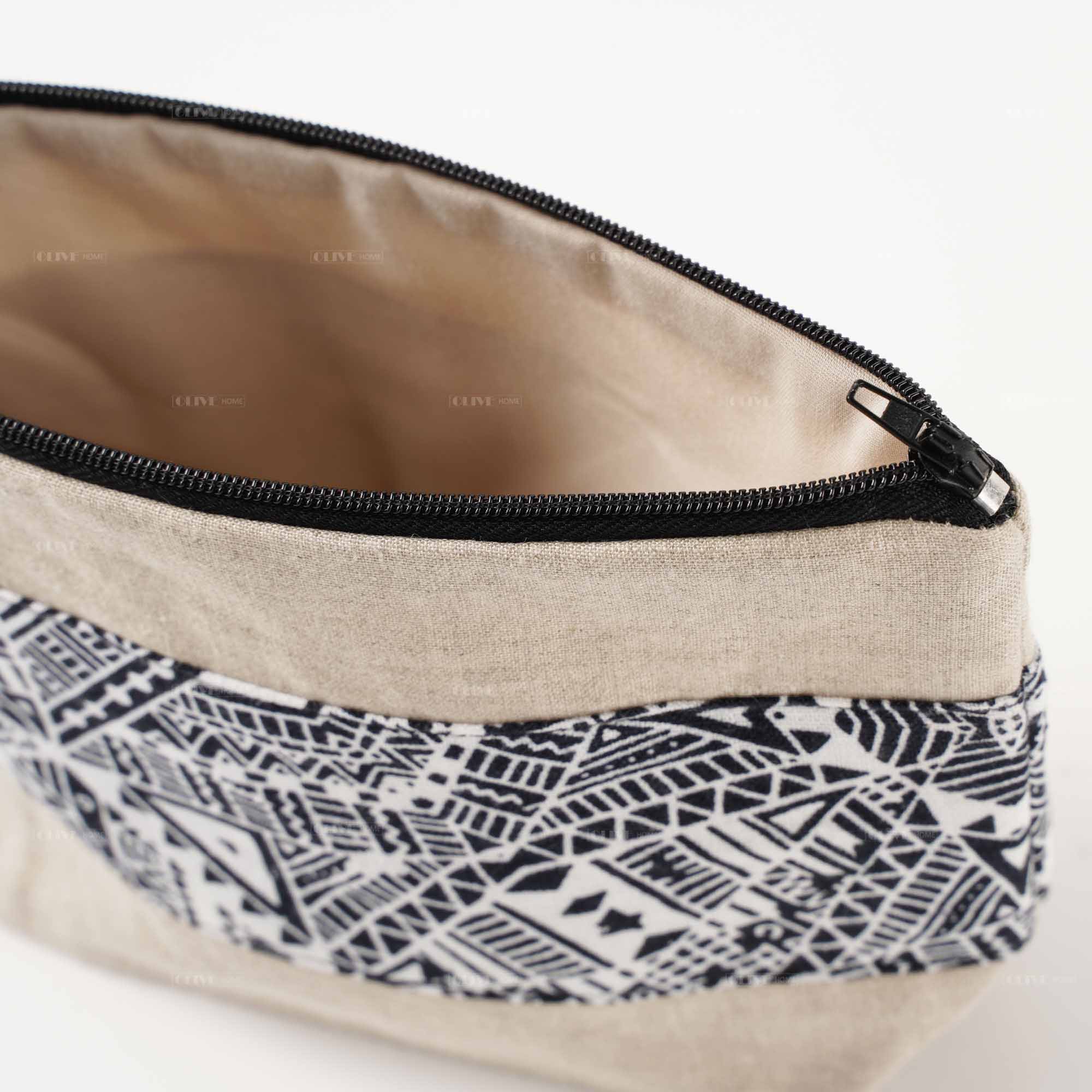 Linen clutch 13