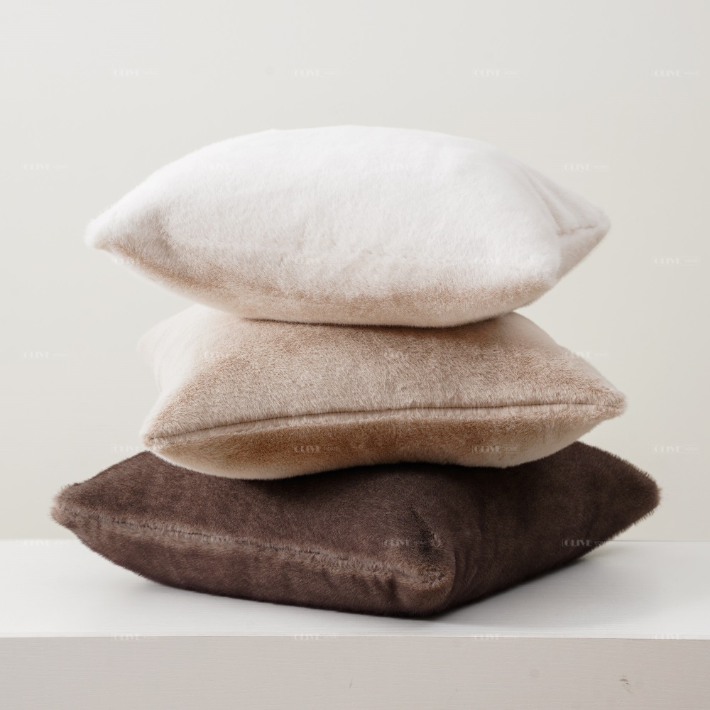 overstock faux fur cushion covers