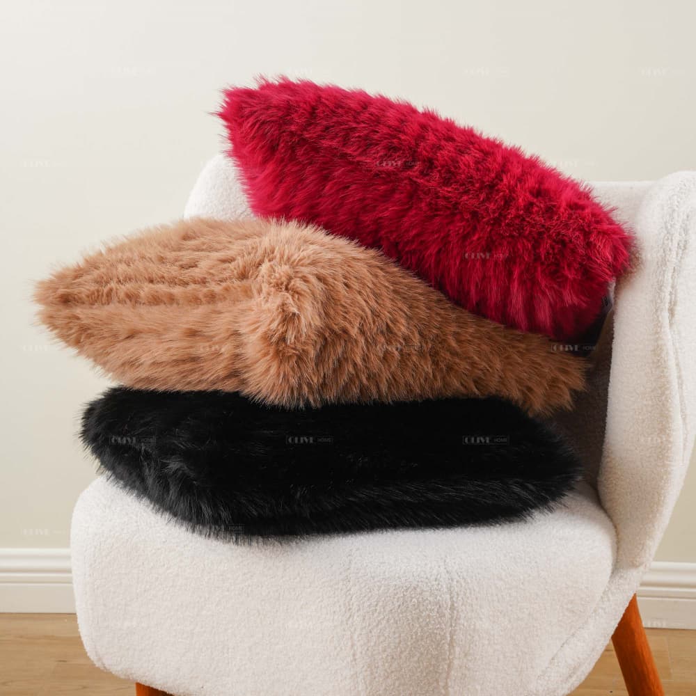 plush faux fur cushion covers 1