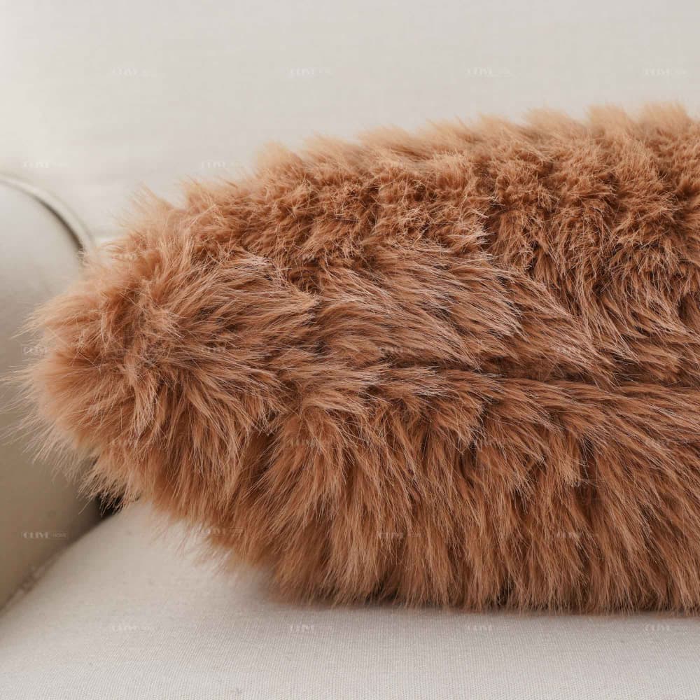 plush faux fur cushion covers 4